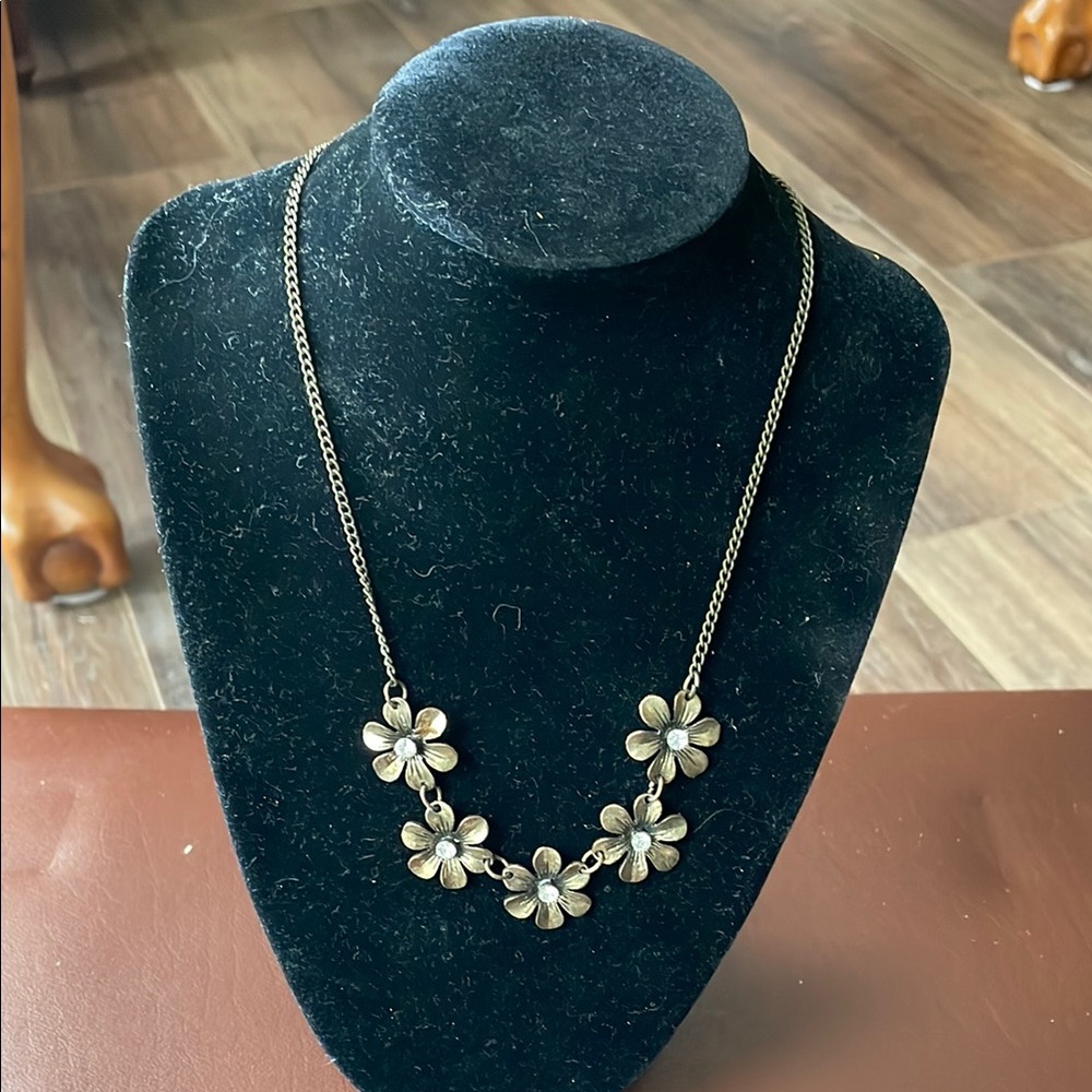 Floral Gold Necklace